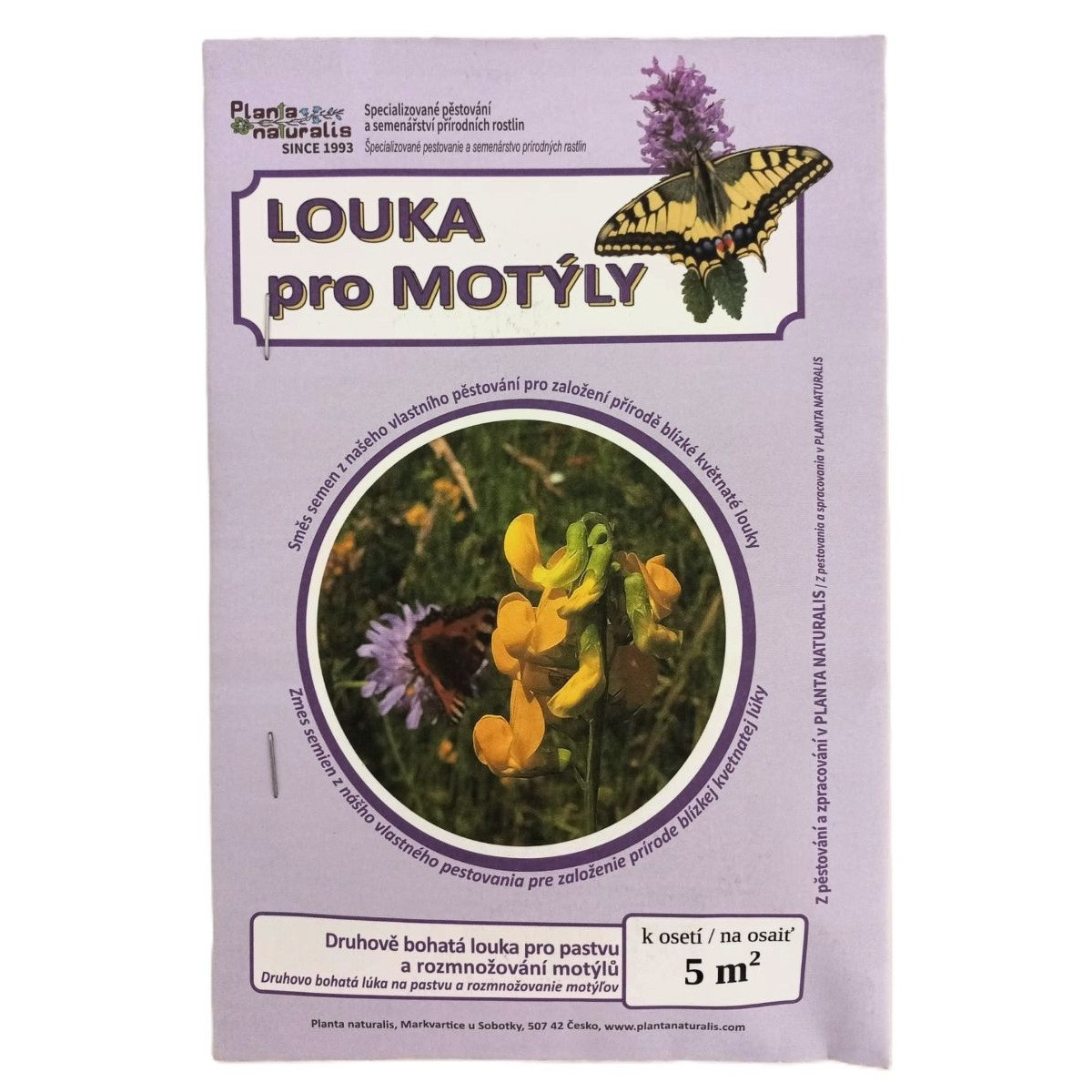 Louka pro motýly - semena Planta Naturalis - směs - 10 g