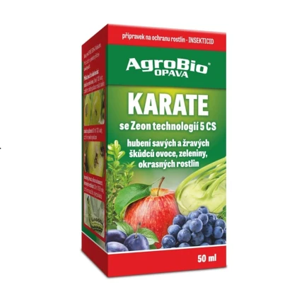 Karate se Zeon technologií proti škůdcům - ochrana rostlin - AgroBio Opava - 50 ml