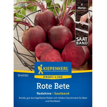 Semena červená řepa Redshine - výsevný pásek - 5 m