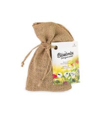 Jutový sáček s květinovými bombami - Blossombs - 8 kuliček - 1 balení