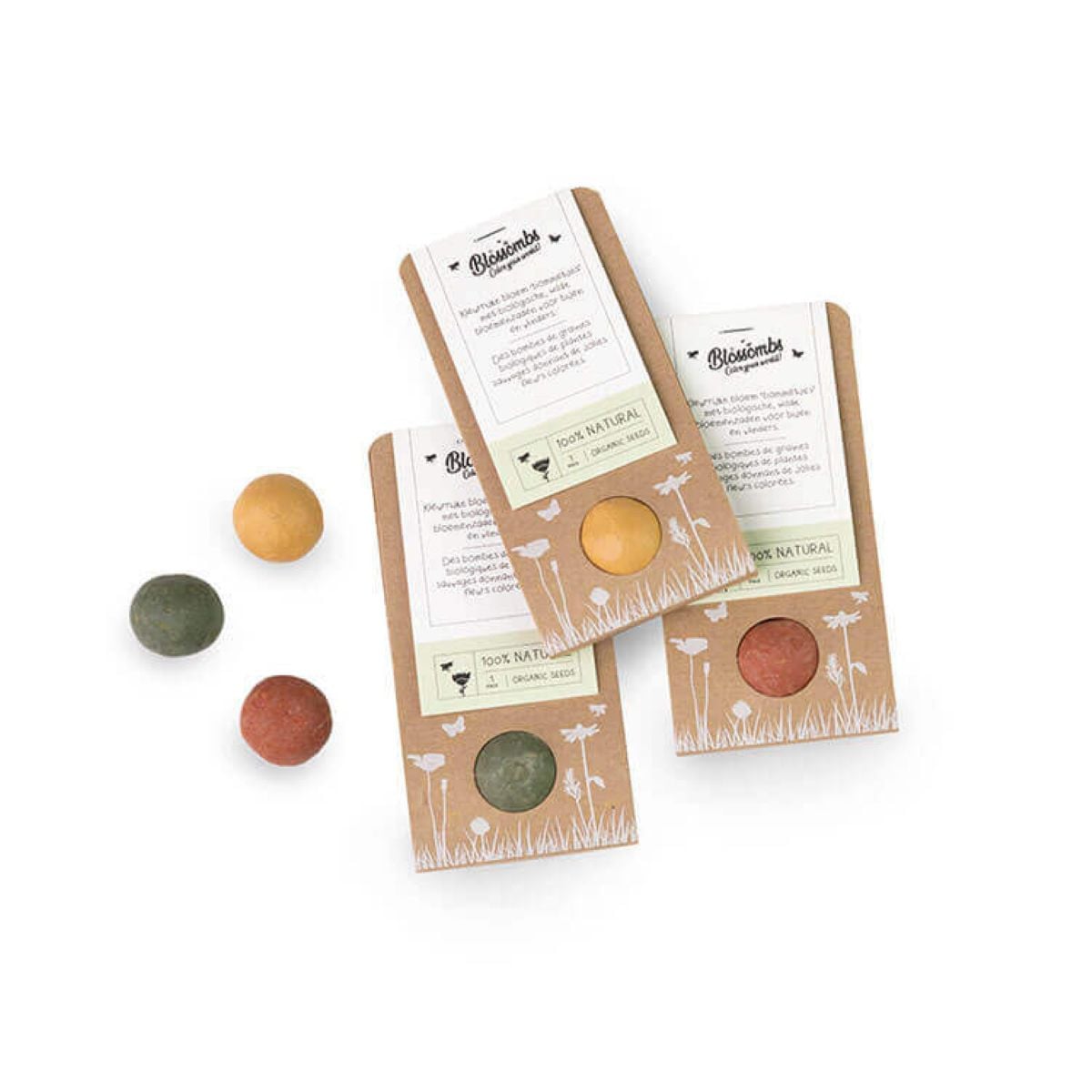 Semínková květinová bomba - Blossombs - 1 ks