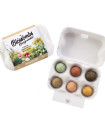 Semínkové bomby - dárkový box na vajíčka - Blossombs - 6 kuliček - 1 balení