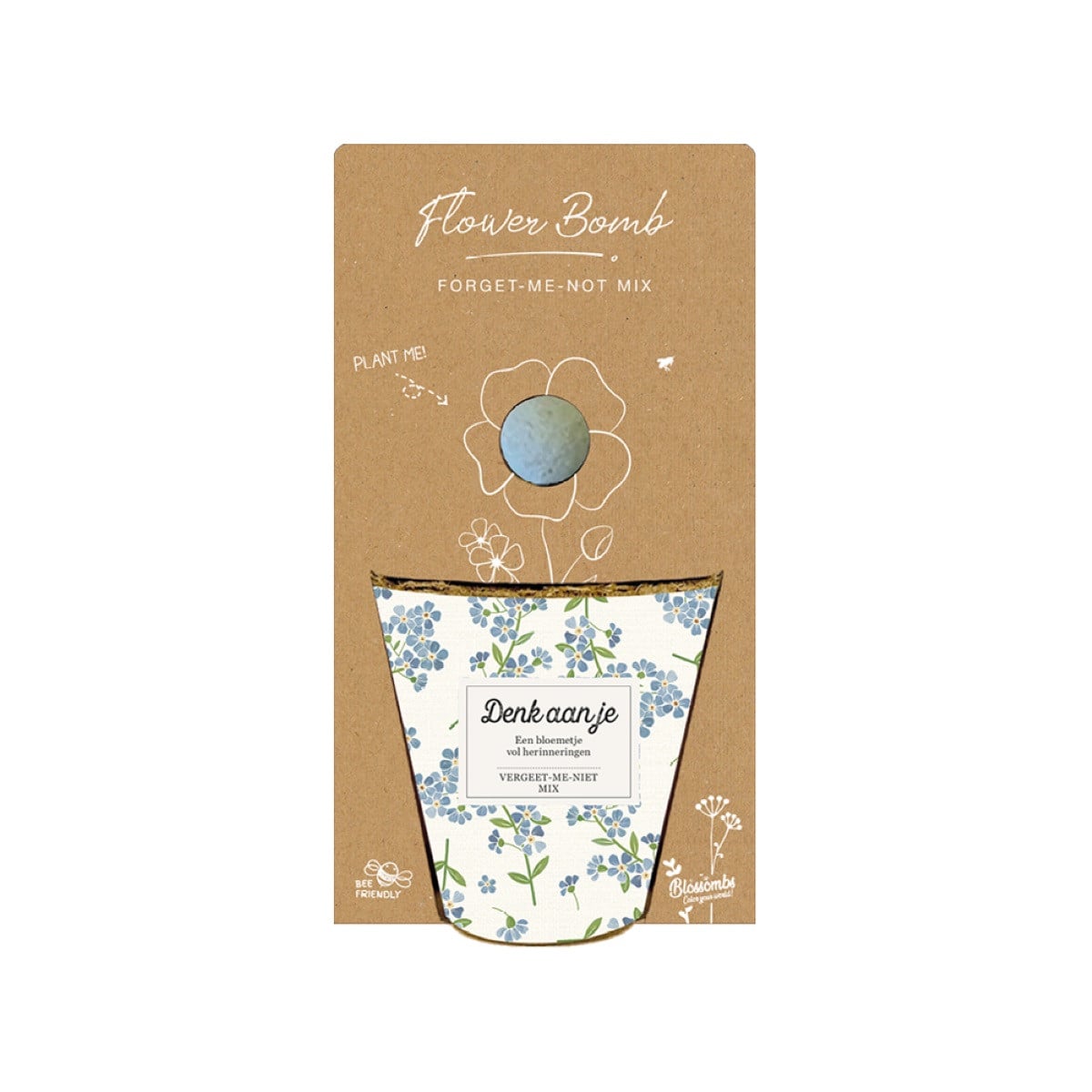 Pěstební set - Grow kit - směs pomněnek - Blossombs - 1 ks