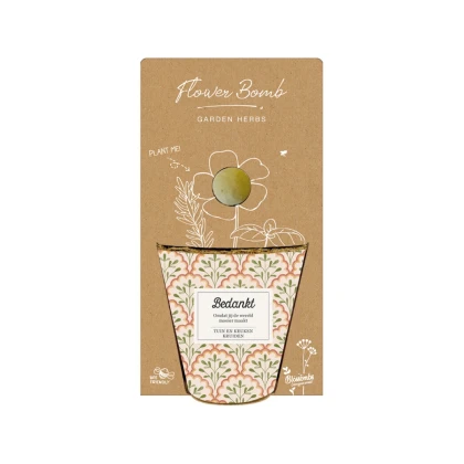 Dárkový set - Grow kit - směs pro pěstování bylinek - Blossombs - 1 ks