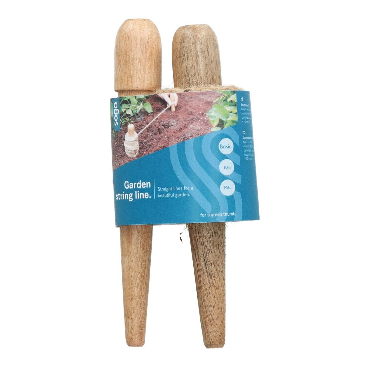 Zahradní vytyčovací provázek - 10 m - SOGO - 1 ks