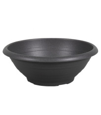 Žardinka Campana plastová antracit - 25 x 10 cm - 1 ks