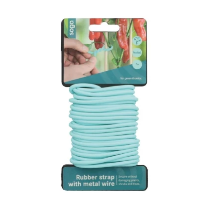 Gumový pás s drátem - SOGO - 7 m - 1 ks