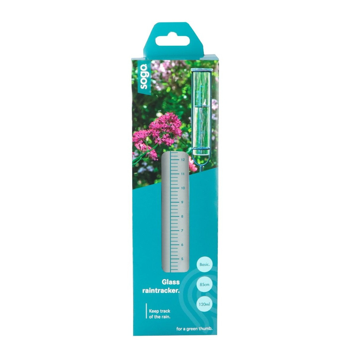 Skleněný dešťoměr - SOGO - 1 ks
