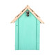 Ptačí budka zelená Beach Hut Curacao - 1 ks