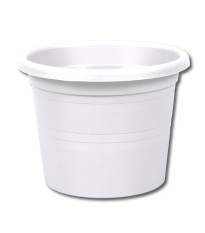 Květináč Sakura Modern bílý – plastový květináč