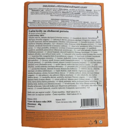 Luční květy na obohacení porostu - semena Planta Naturalis - směs - 40 g