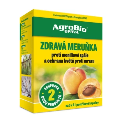 Zdravá meruňka - AgroBio Opava - ochrana rostlin - 1 x 7,5 g + 1 x 10 g