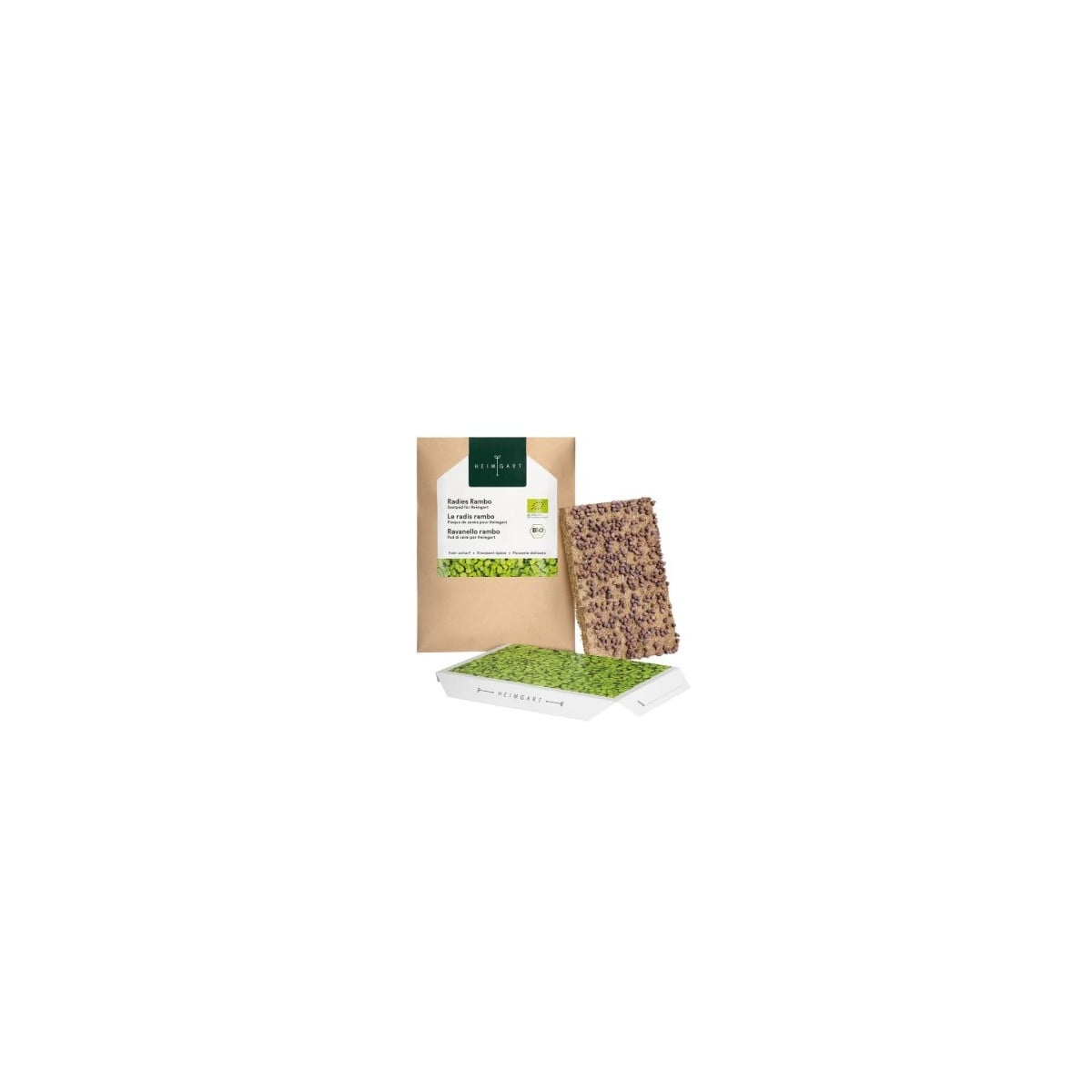 BIO microgreen Ředkvička Rambo - Heimgart - náhradní pláty - 1 ks