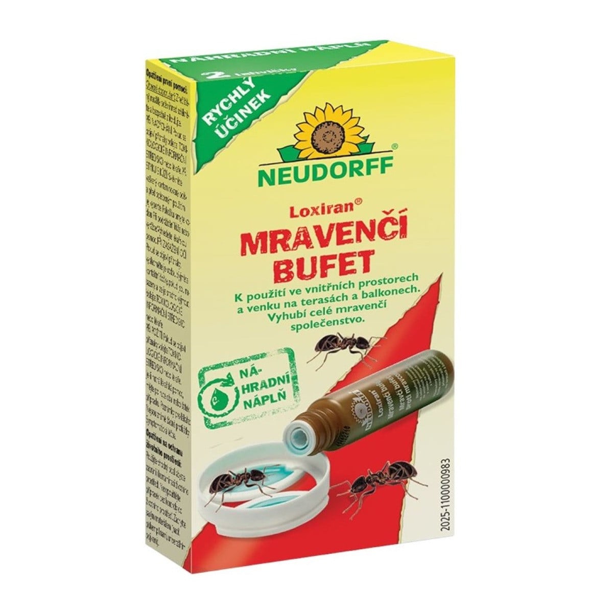 Náhradní náplň do mravenčího bufetu - Neudorff - ochrana rostlin - 2x20 ml
