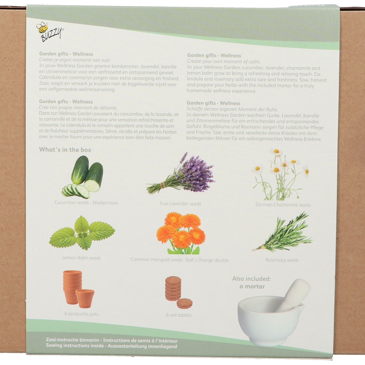Buzzy Garden Gift - Dárková sada Wellness - Pieterpik - 1 balení