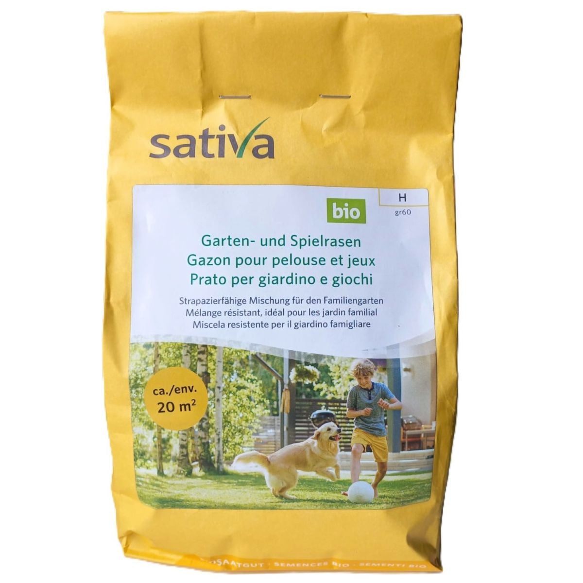 BIO Travní osivo - univerzální - semena - směs - Sativa - 500 g