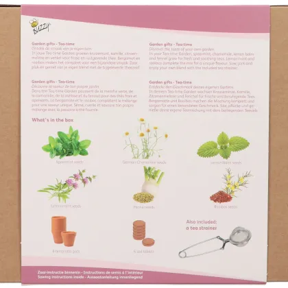 Buzzy Garden Gift - Dárková sada Čajová zahrádka - Pieterpik - 1 balení