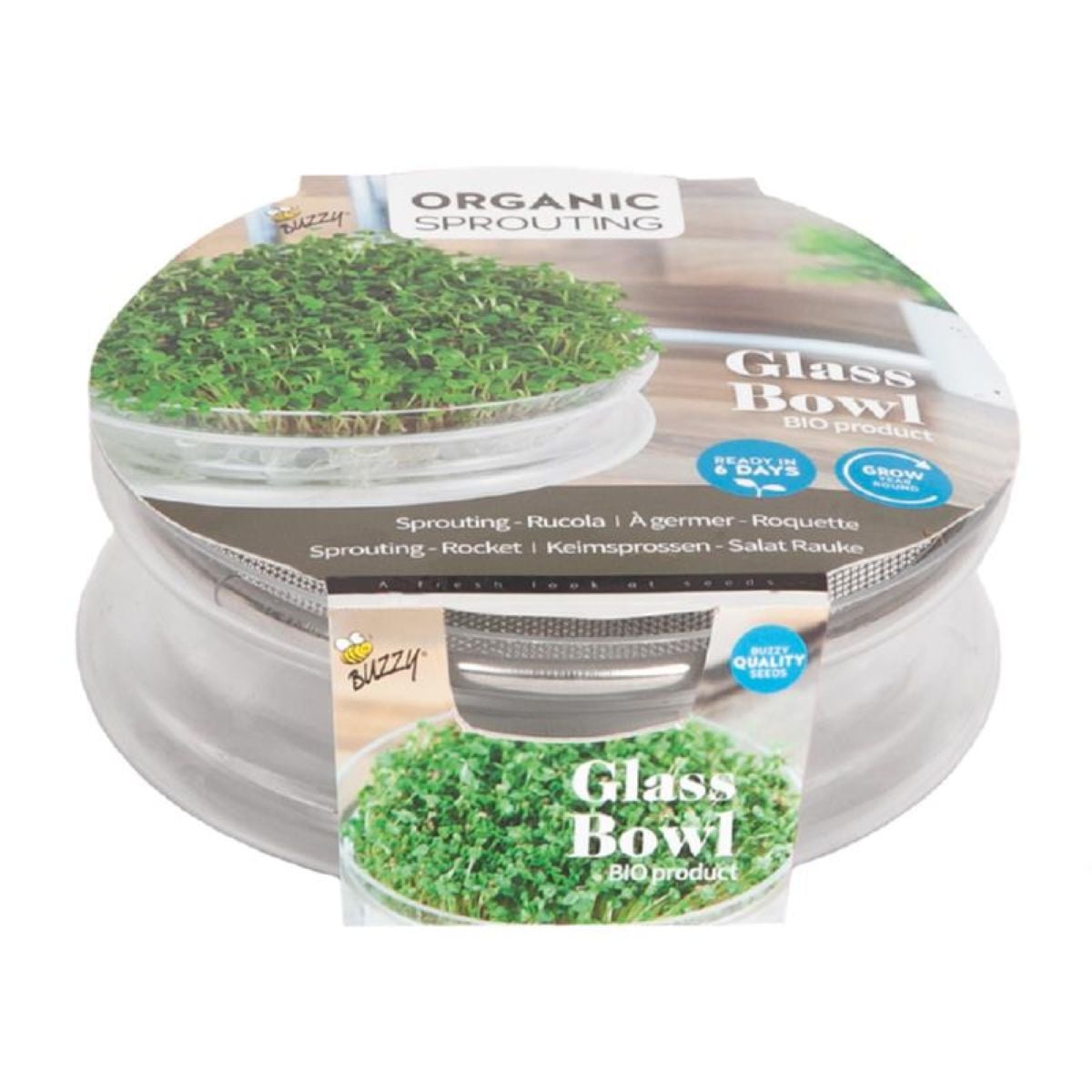 Bio klíčící miska s Rukolou - Buzzy Organic - Pieterpik - 1 ks