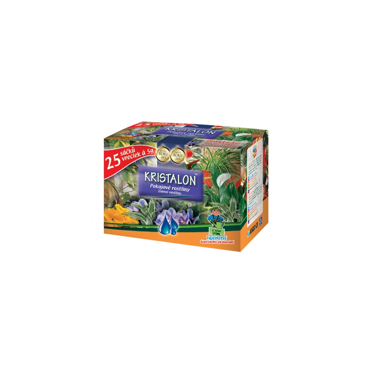 Hnojivo Kristalon pro pokojové rostliny - hnojivo - 25 x 5 gr