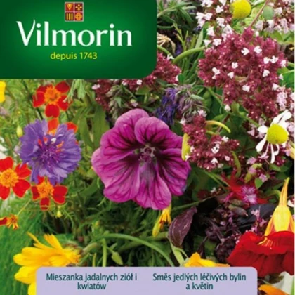 Vilmorin - Směs jedlých léčivých bylin a květin - semena - 3 g