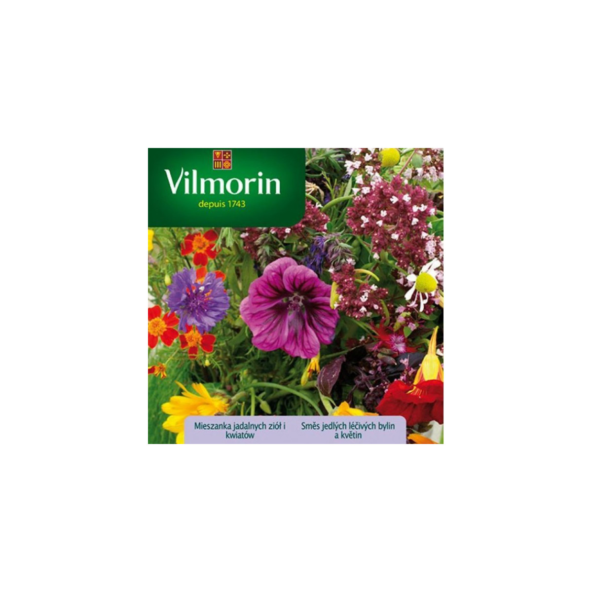 Vilmorin - Směs jedlých léčivých bylin a květin - semena - 3 g
