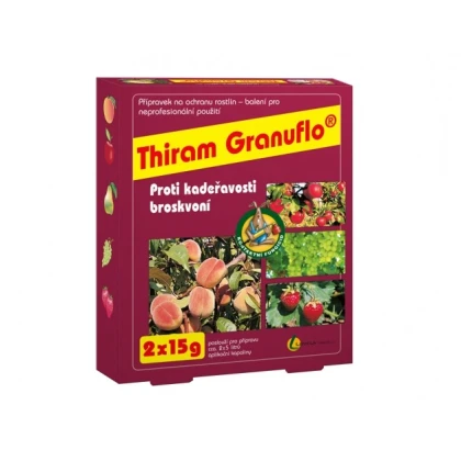 Thiram Granuflo - proti kadeřavosti broskvoní - 2 x 15 g