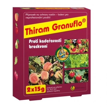 Thiram Granuflo - proti kadeřavosti broskvoní - 2 x 15 g