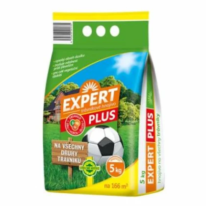EXPERT trávníkové hnojivo Plus - všechny druhy trávníků - 5 kg