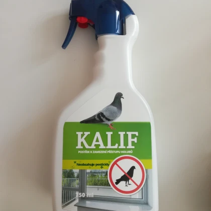 Kalif zamezující usedání holubů a jiných ptáků -750 ml