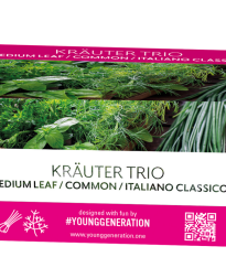 Pěstební sada na pěstování bylinek včetně pozinkovaného květináče - 1 ks