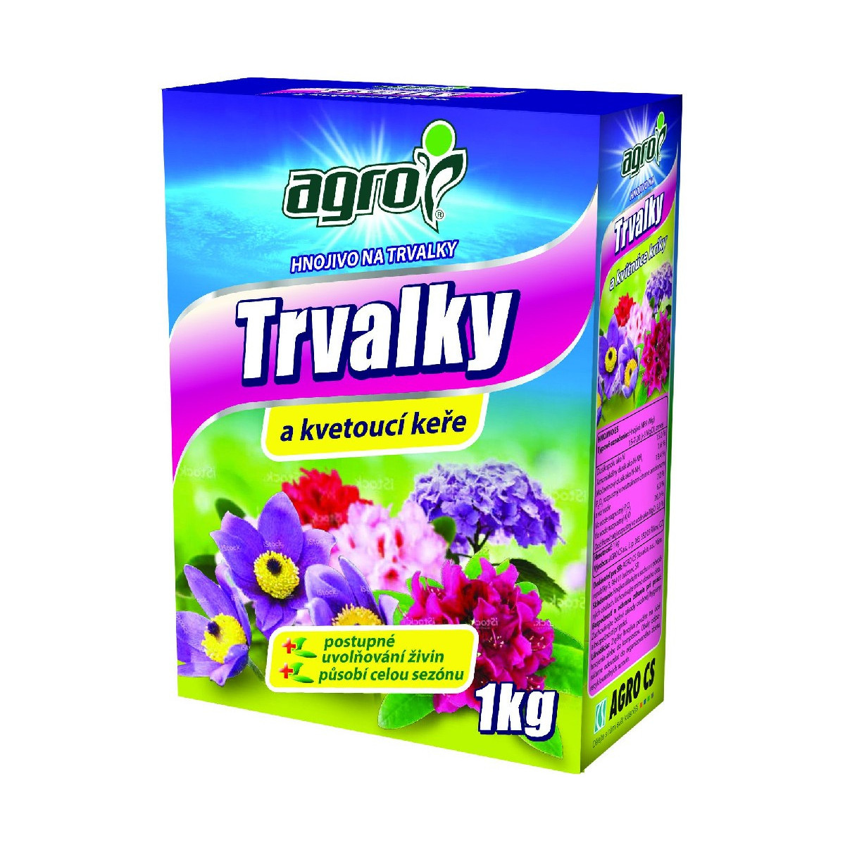 Agro - Organominerální hnojivo na TRVALKY - 1 kg
