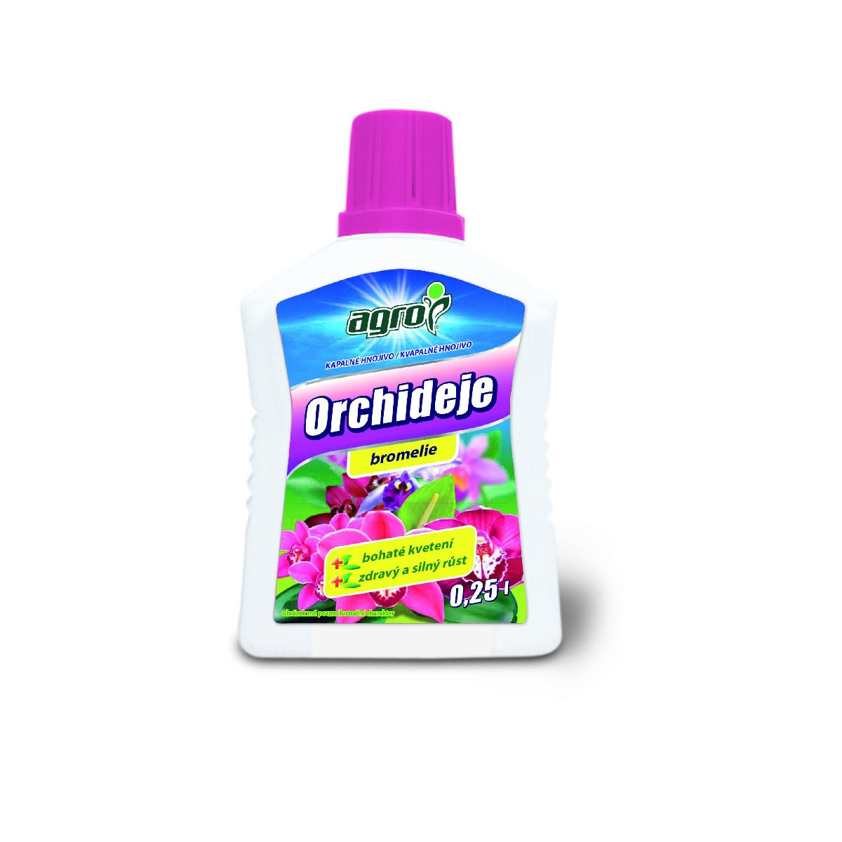 Agro - hnojivo na orchideje a bromélie - 250 ml