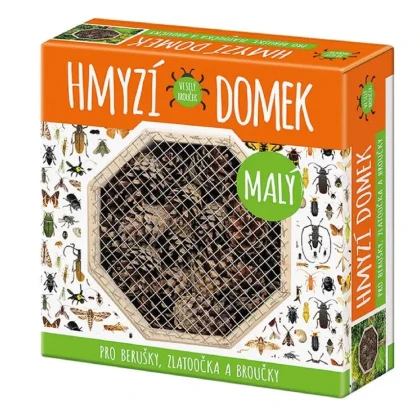 Hmyzí domek malý - domek pro berušky, zlatoočka a broučky - 1 ks