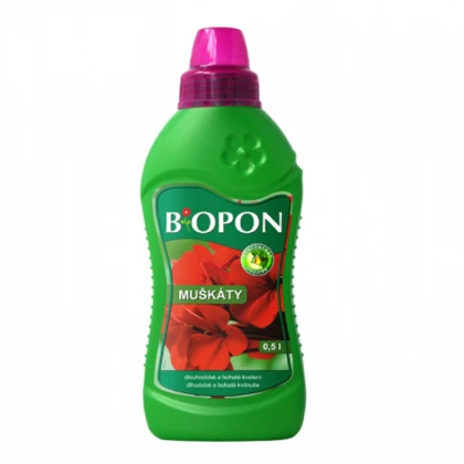 Kapalné hnojivo pro muškáty - BoPon - 500 ml