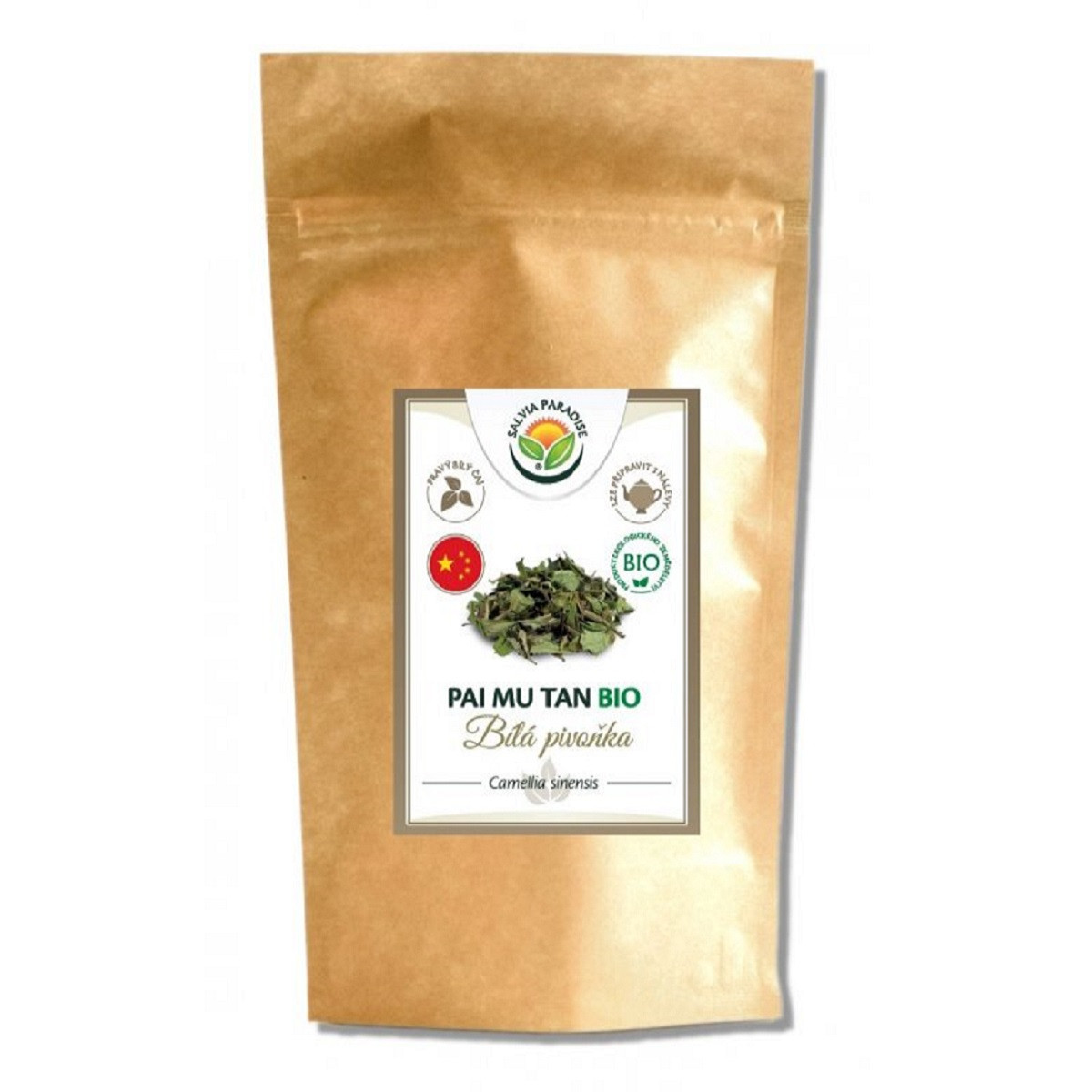 Pai Mu Tan BIO - Bílá pivoňka - Camellia sinensis - bio kvalita - 15 g