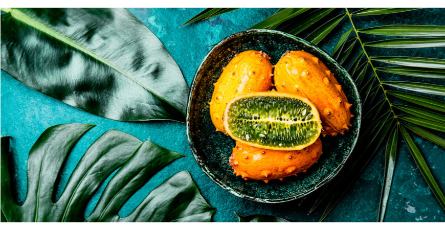 Kiwano, rohatý meloun nebo také africká okurka